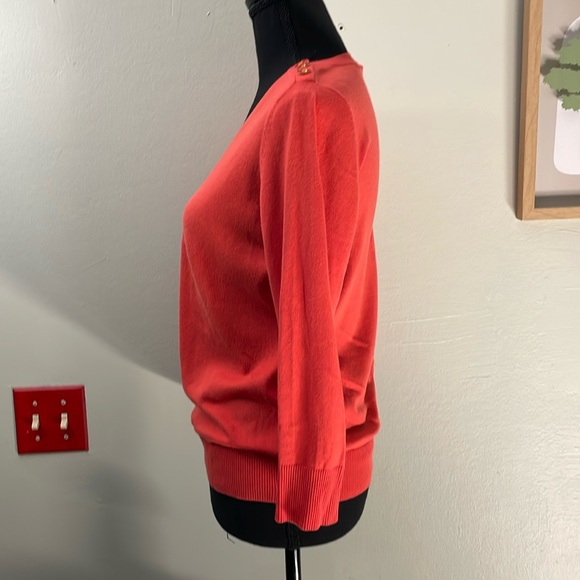 Banana Republic scoop neck quarter sleeve sweater M - Picture 3 of 8